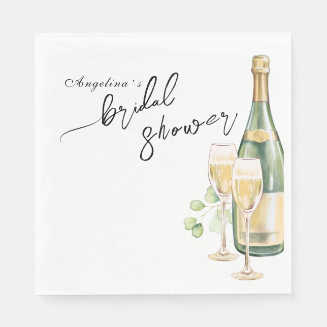 Serviette En Papier Serviettes de fête pour un mariage. (Devant)