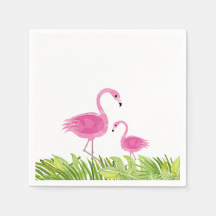 Serviette En Papier Serviettes de Flamant rose