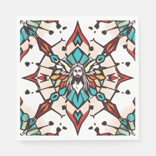 Serviette En Papier Serviettes de Jésus pour aller avec les plaques de