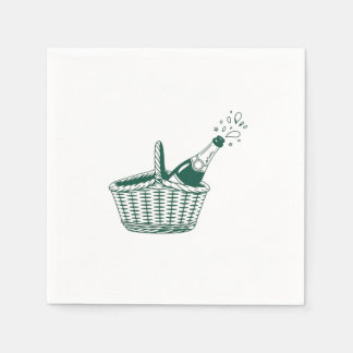 Serviette En Papier Serviettes de mariage abordables pour pique-nique