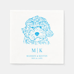 Serviette En Papier Serviettes de mariage pour chiens