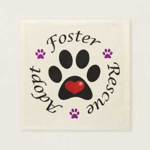 Serviette En Papier Serviettes de papier animales de Resuce