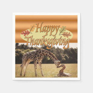 Serviette En Papier Serviettes de papier de bon thanksgiving