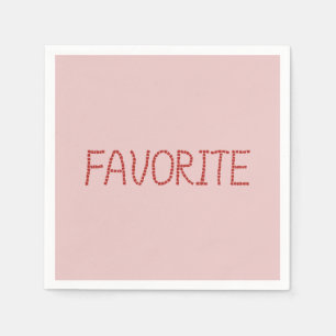 Serviette En Papier Serviettes de papier de cocktail préféré