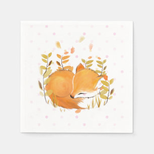 Serviette En Papier Serviettes de papier de décor de partie de Fox de