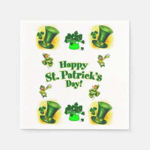 Serviette En Papier Serviettes de papier de jour St. Patrick