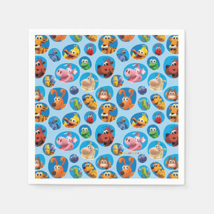 Serviette En Papier Serviettes de papier de WordWorld WordFriends