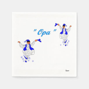 Serviette En Papier Serviettes de papier Evzones de cocktail standard