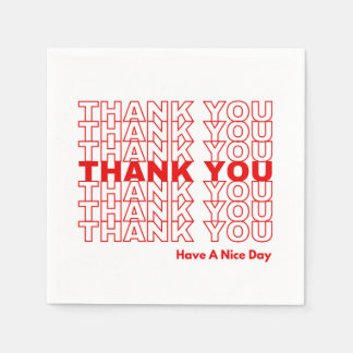 Serviette En Papier Serviettes de remerciement