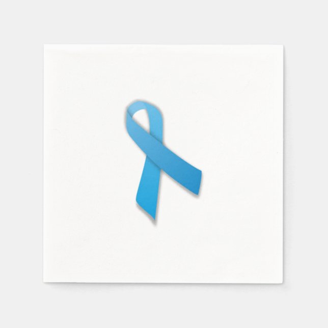 Serviette En Papier Serviettes de ruban contre le cancer de la prostat (Devant)