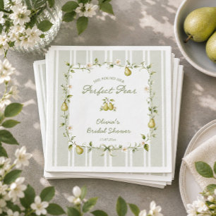 Serviette En Papier Serviettes de salle de bain Mariage Poire Parfaite