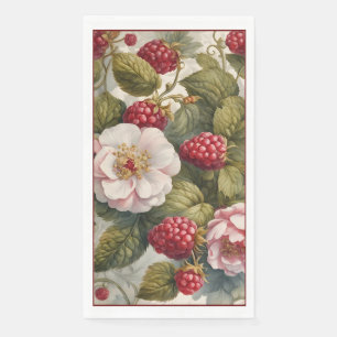 Serviette En Papier Serviettes de style torchon avec motif de frambois