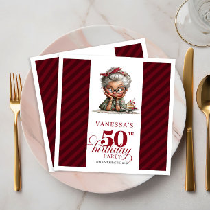 Serviette En Papier Serviettes de table pour fête d'anniversaire humor
