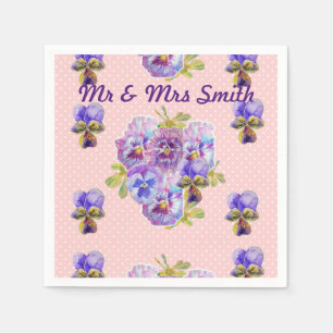 Serviette En Papier Serviettes décoratives rose pâle shabby chic pensé