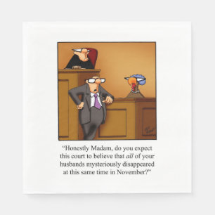 Serviette En Papier Serviettes d'Humour de Thanksgiving