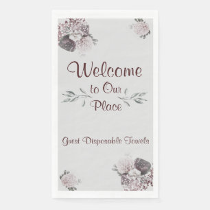 Serviette En Papier Serviettes disponibles à la clientèle Bienvenue ch