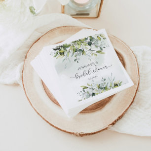Serviette En Papier Serviettes élégantes pour la douche de la mariée à