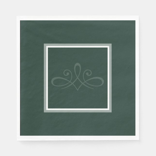 Serviette En Papier Serviettes Emerald+vert (Devant)