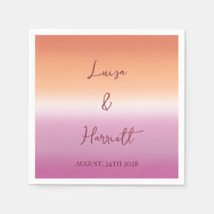 Serviette En Papier Serviettes en dégradé du drapeau de la fierté du m