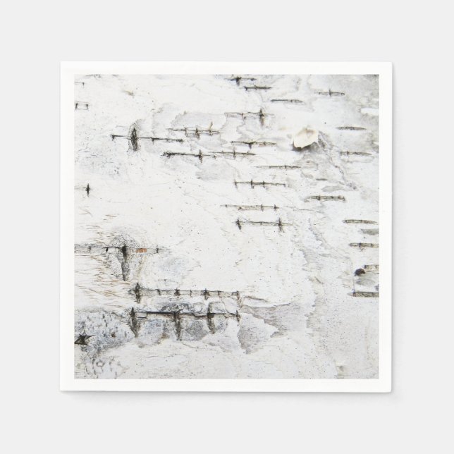 Serviette En Papier Serviettes en écorce de bouleau uniques (Devant)