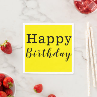 Serviette En Papier Serviettes en papier, Joyeux anniversaire