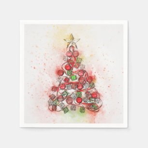 Serviette En Papier Serviettes en Papier. Noël.