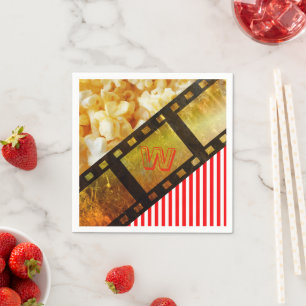 Serviette En Papier Serviettes en pellicule de film et pop-corn