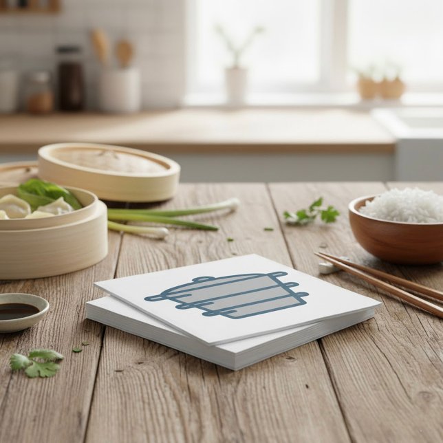 Serviette En Papier Serviettes en pot gris (Créateur téléchargé)