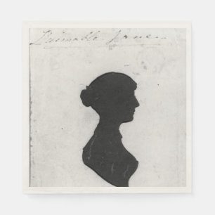 Serviette En Papier Serviettes en silhouette de Jane Austen