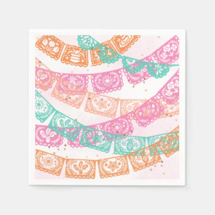 Serviette En Papier Serviettes Fille Fiesta Party
