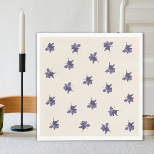 Serviette En Papier Serviettes florales Lilac tendance