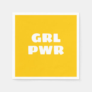 Serviette En Papier Serviettes Girl Power