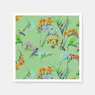 Serviette En Papier Serviettes Green Tropical Paradise Party