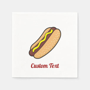 Serviette En Papier Serviettes Hotdog