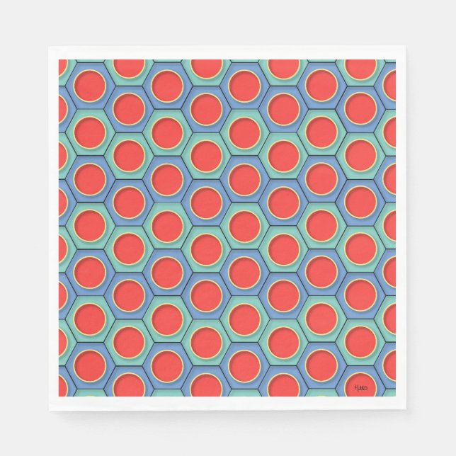 Serviette En Papier Serviettes Hustle (Devant)