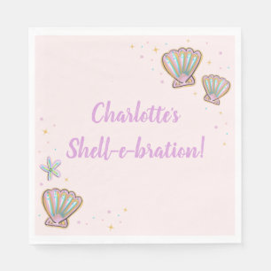 Serviette En Papier Serviettes magiques Shell-e-bration