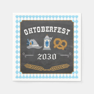 Serviette En Papier Serviettes Oktoberfest - Fête de la bière allemand