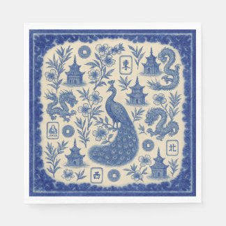 Serviette En Papier Serviettes ou essuie-mains Mahjong Toile