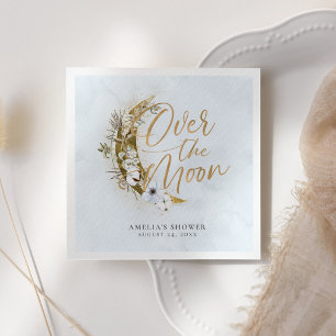 Serviette En Papier Serviettes Over the Moon Boho poussière d'or et nu