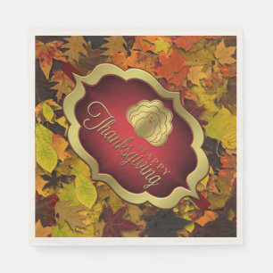 Serviette En Papier Serviettes - Papier - Bon thanksgiving automnal