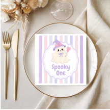 Serviettes Pastel pour l'anniversaire d'un fantôme