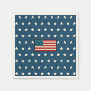 Serviette En Papier Serviettes Patriotiques