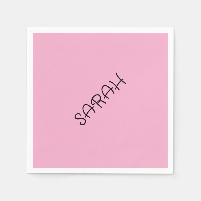 Serviette En Papier Serviettes personnalisées (Devant)