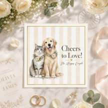 Serviettes personnalisées pour animaux de compagni