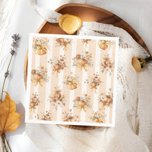 Serviette En Papier Serviettes pour Baby Shower avec noeud floral de c