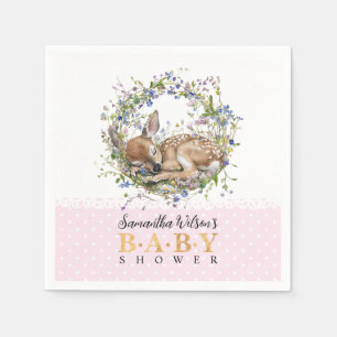 Serviette En Papier Serviettes pour Baby Shower de bébé faon de la for