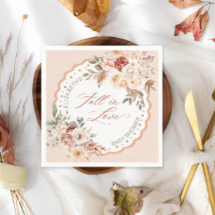 Serviette En Papier Serviettes pour Baby Shower Floral Boho Tombez amo