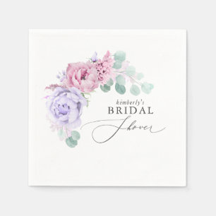 Serviette En Papier Serviettes pour Baby Shower / Mariage Fleuries Vio