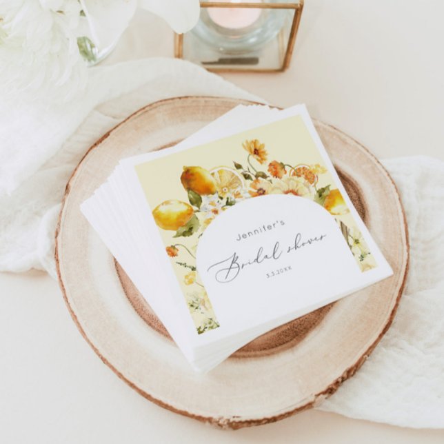 Serviette En Papier Serviettes pour baby shower moderne avec arche de  (Créateur téléchargé)