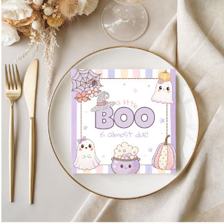 Serviette En Papier Serviettes pour Baby Shower "Un Petit Fantôme Past